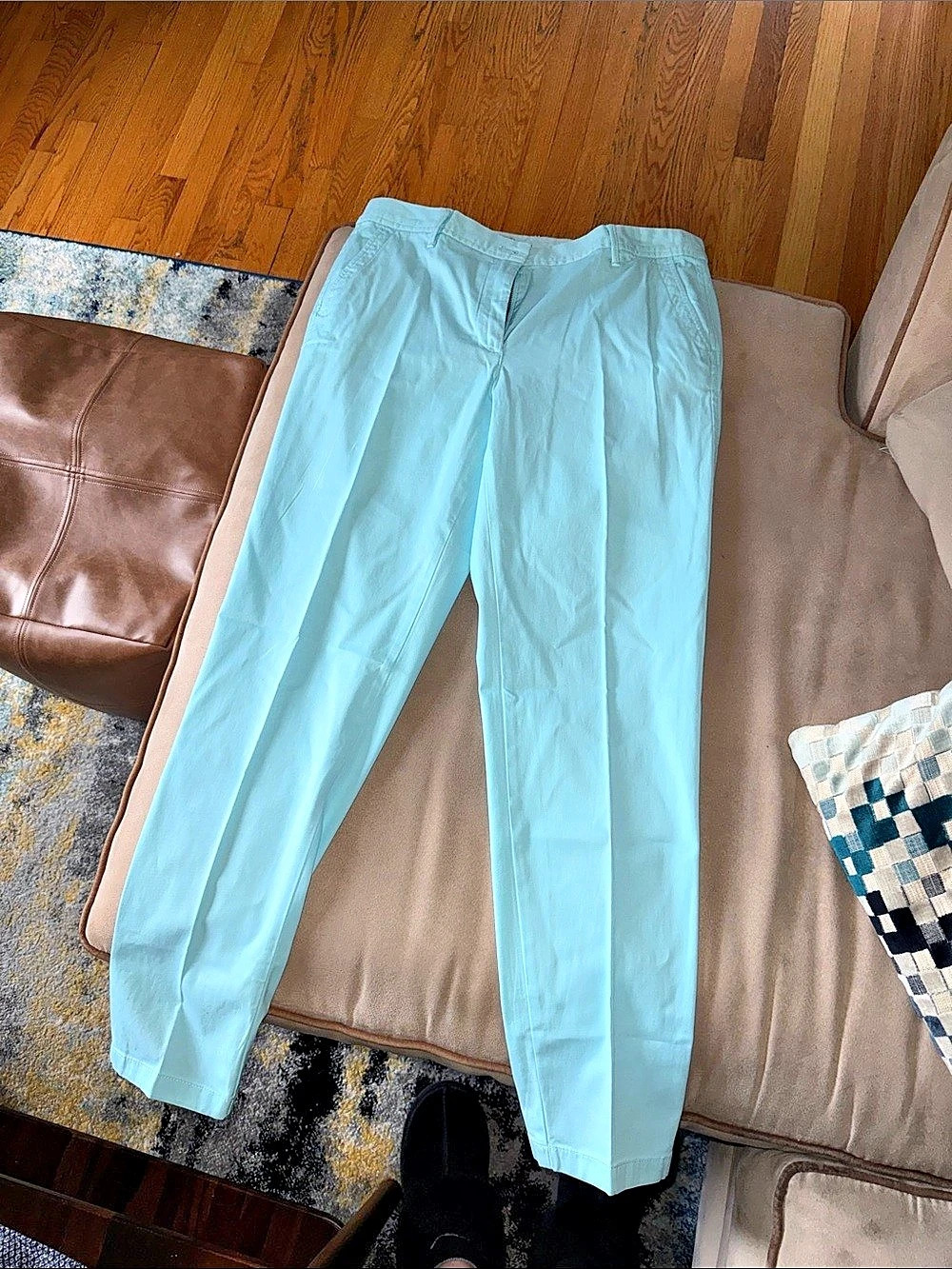 Talbots Girlfriend Chino Straight Leg Chino in Blue Size 6 Like New